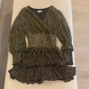 Habitual Gold and Black Dress